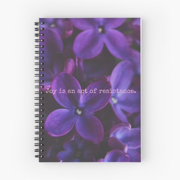 Item preview, Deep purple lilac flowers joy is resistance  designed and sold by AutumSasala.