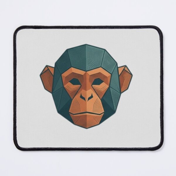 Item preview, Geometric Monkey Mask – Urban Style Sweatshirt for Creative Youth designed and sold by bsbd-action.