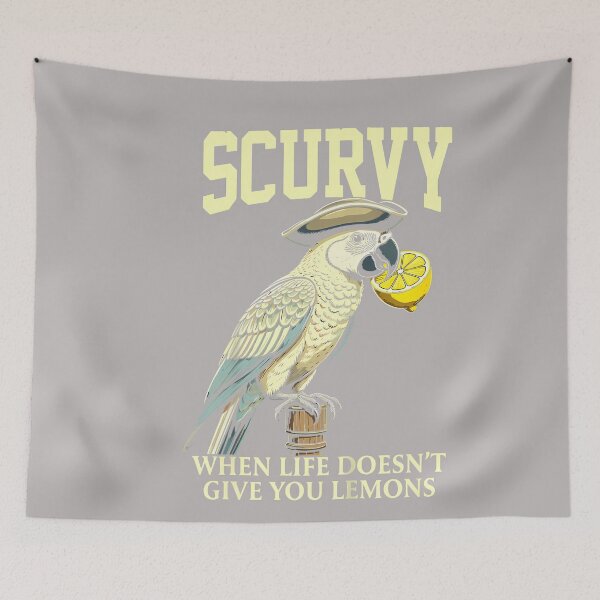 Item preview, Scurvy When Life Doesn't Give You Lemons Funny Pirate Dad_3 designed and sold by GreggRoss.
