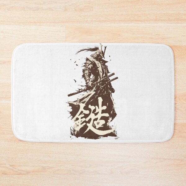 Item preview, Samurai Spirit Japanese Warrior Art | Vintage Ink Brush Samurai | Bushido Kanji Design designed and sold by Dyan4.
