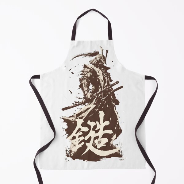 Item preview, Samurai Spirit Japanese Warrior Art | Vintage Ink Brush Samurai | Bushido Kanji Design designed and sold by Dyan4.