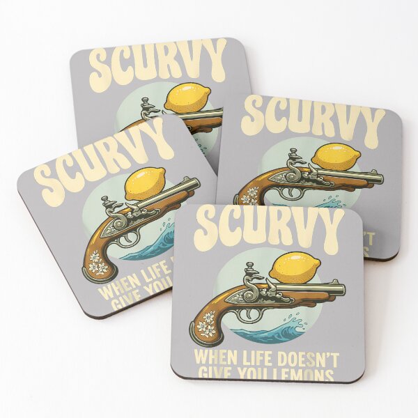 Item preview, Scurvy When Life Doesn't Give You Lemons Funny Pirate Dad designed and sold by GreggRoss.