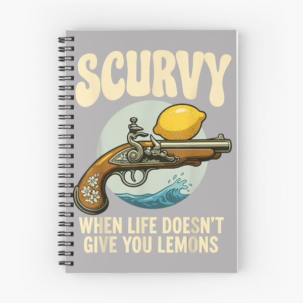 Item preview, Scurvy When Life Doesn't Give You Lemons Funny Pirate Dad designed and sold by GreggRoss.