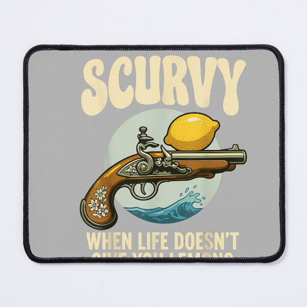 Item preview, Scurvy When Life Doesn't Give You Lemons Funny Pirate Dad designed and sold by GreggRoss.