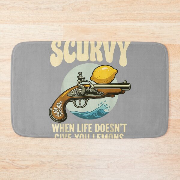 Item preview, Scurvy When Life Doesn't Give You Lemons Funny Pirate Dad designed and sold by GreggRoss.