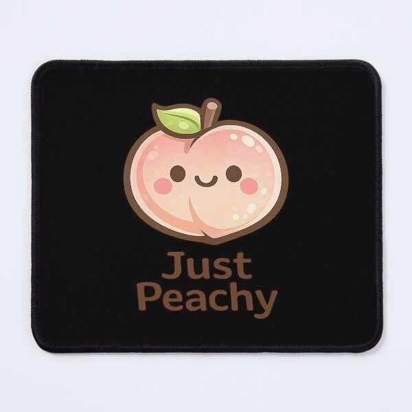 Item preview, Cute Peach Character — Just Peachy designed and sold by DreamMachine69.