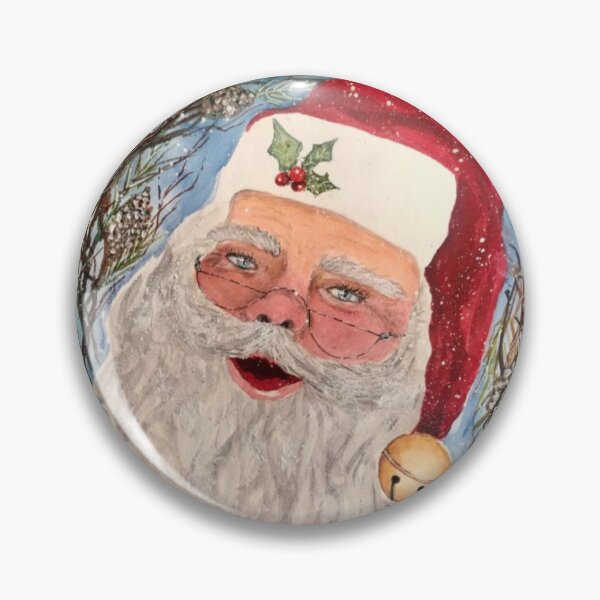 Item preview, A Watercolor Portrait of A Jolly Santa designed and sold by Whispering Grace Studio.