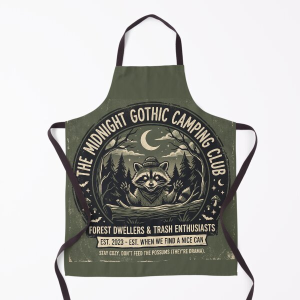 Item preview, Moonlit Raccoon Camping Club Design designed and sold by Dream Capsules.