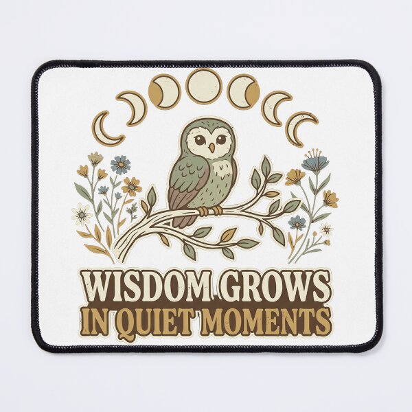 Item preview, Wisdom Grows In Quiet Moments designed and sold by PlushFutura.