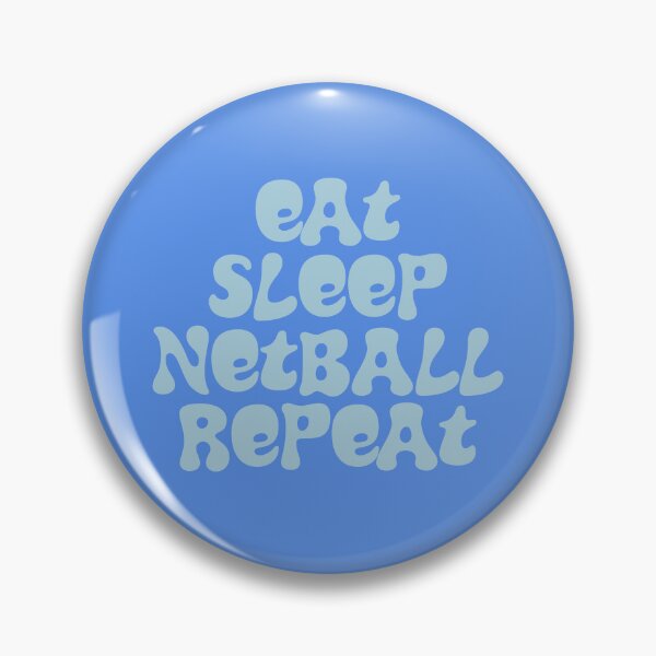 Item preview, Eat Sleep Netball Repeat designed and sold by Hello Bee Bee.