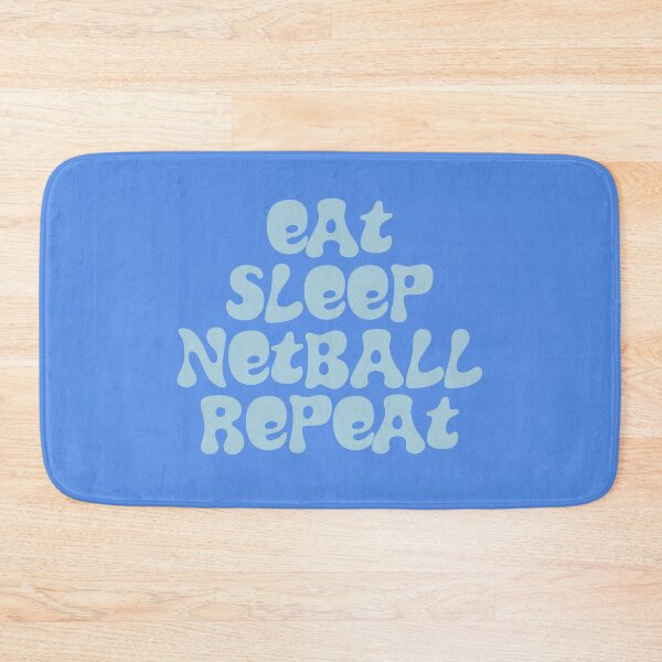 Item preview, Eat Sleep Netball Repeat designed and sold by Hello Bee Bee.