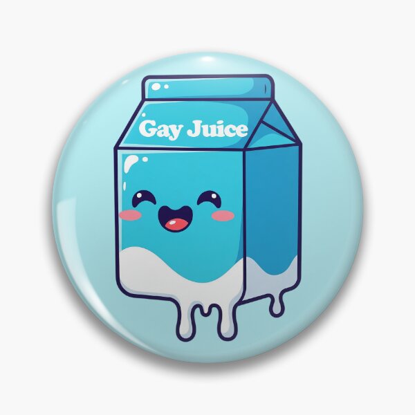 Item preview, Gay Juice - Dripping with pride - Kawaii (blues) designed and sold by Thelittlelord.