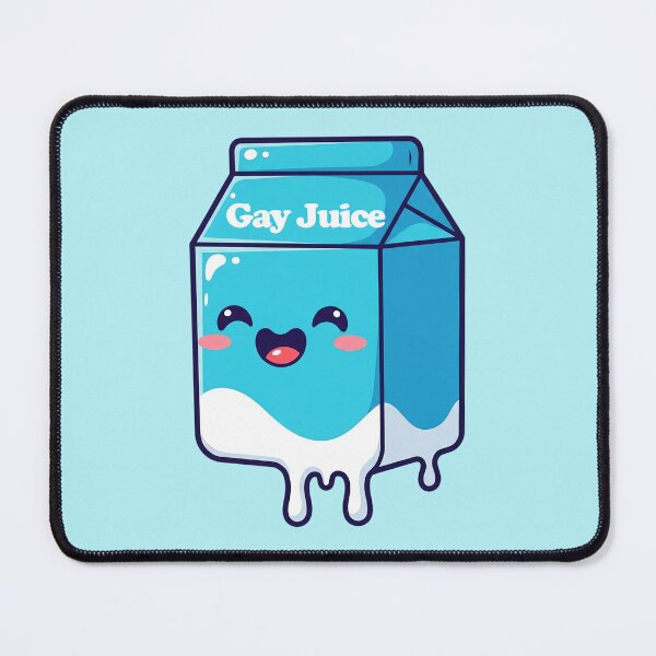 Item preview, Gay Juice - Dripping with pride - Kawaii (blues) designed and sold by Thelittlelord.
