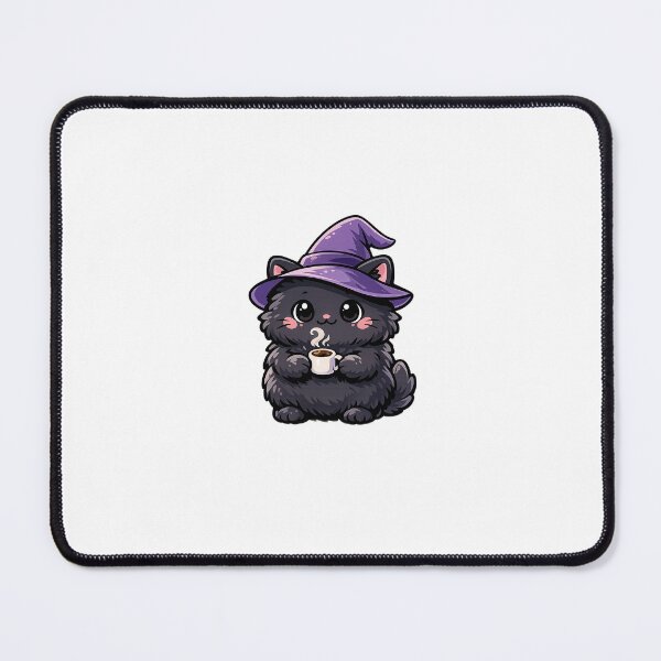 Item preview, A chubby black cat with coffee designed and sold by KassiesKreation.