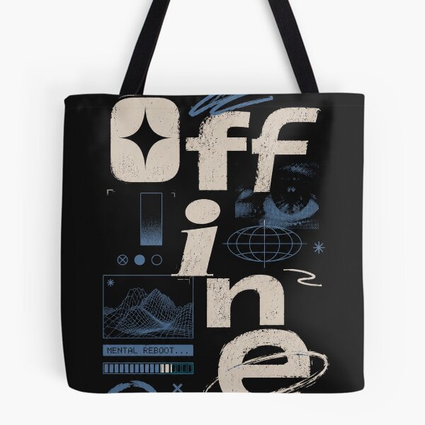 Item preview, Offline | Mental Reboot Aesthetic Typography Design designed and sold by NBT-NOVA.