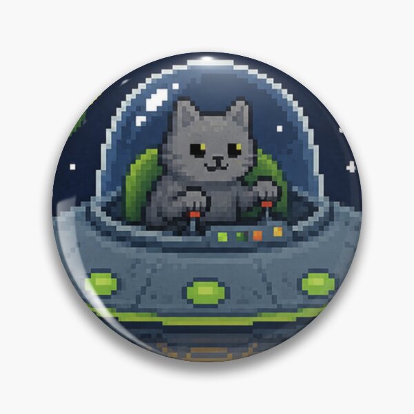 Item preview, Cat Ufo Pilot  designed and sold by Nol1ytv.