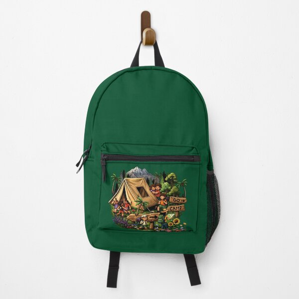 Item preview, Go Camp Family Adventure - Happy Campers and Mountain Camping Art designed and sold by digitalbob60.