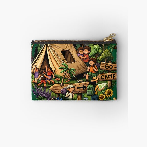 Item preview, Go Camp Family Adventure - Happy Campers and Mountain Camping Art designed and sold by digitalbob60.