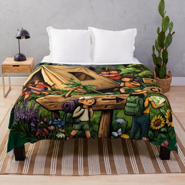 Item preview, Go Camp Family Adventure - Happy Campers and Mountain Camping Art designed and sold by digitalbob60.