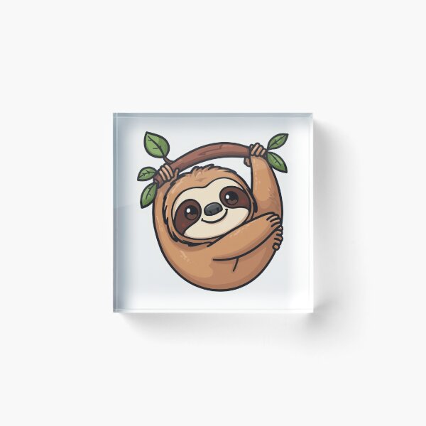 Item preview, Cute Hanging Sloth designed and sold by redblink store.