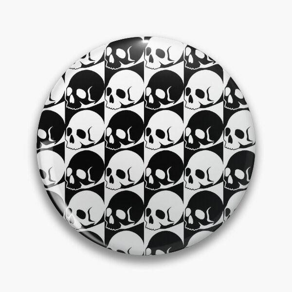 Item preview, Jawless Skull Geometric Tessellation Gothic Pattern designed and sold by Skulls & Calaveras.