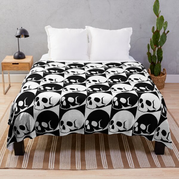 Item preview, Jawless Skull Geometric Tessellation Gothic Pattern designed and sold by Skulls & Calaveras.