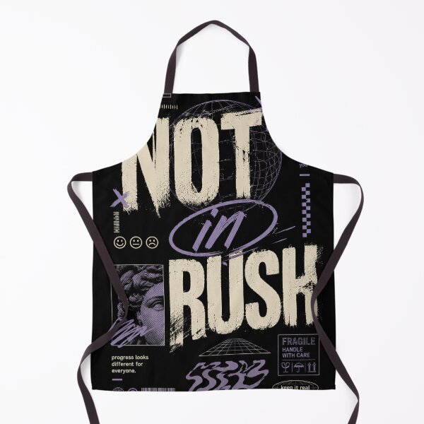 Item preview, Not in a Rush Typography Design | Motivational Self-Growth Aesthetic Graphic designed and sold by NBT-NOVA.