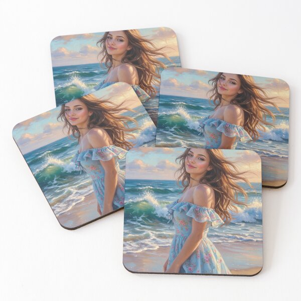 Item preview, Young Beauty Beach Ocean Sky  designed and sold by Davidaccio Collection .