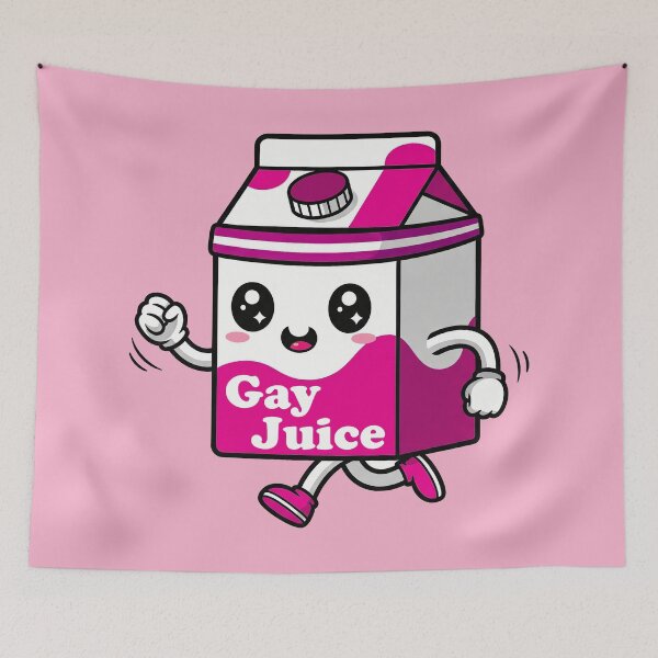 Item preview, Hot Pink Gay Juice - kawaii designed and sold by Thelittlelord.