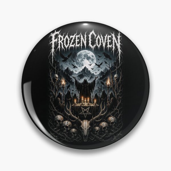 Item preview, Frozen Coven Black Metal Ravens Winter Graveyard Shirt designed and sold by DeimosArtIntl.