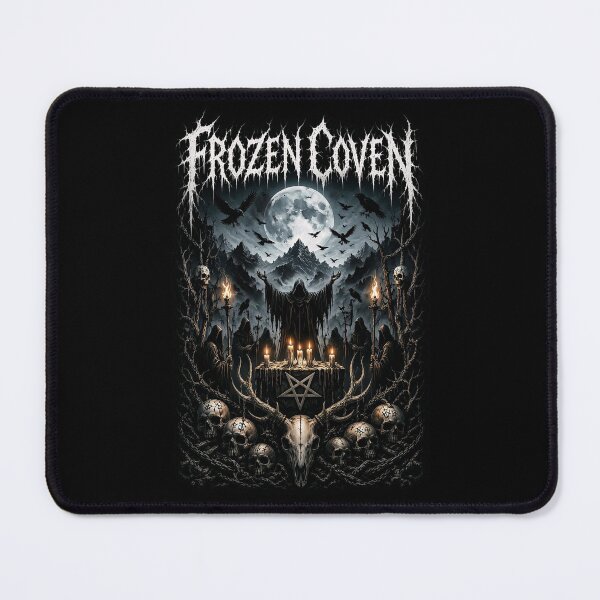 Item preview, Frozen Coven Black Metal Ravens Winter Graveyard Shirt designed and sold by DeimosArtIntl.