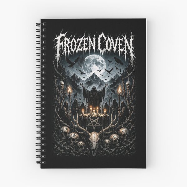 Item preview, Frozen Coven Black Metal Ravens Winter Graveyard Shirt designed and sold by DeimosArtIntl.