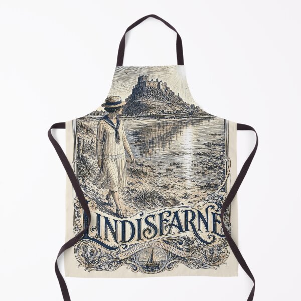 Item preview, Lindisfarne, Northumberland, England [Wood Engraving] designed and sold by elektronen.