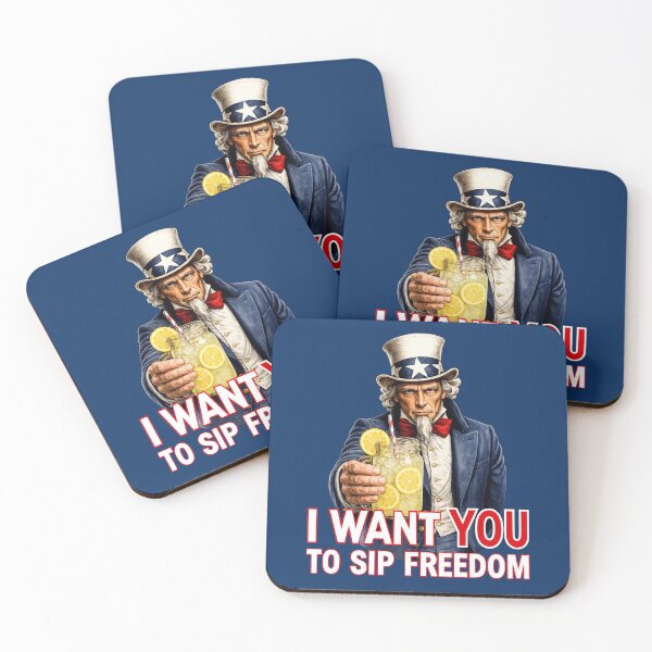 Item preview, Funny Lemonade Lover Patriotic Summer Uncle Sam Americana Humor designed and sold by TheTrendsDesk.