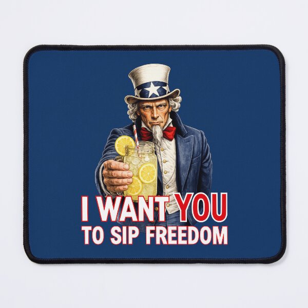Item preview, Funny Lemonade Lover Patriotic Summer Uncle Sam Americana Humor designed and sold by TheTrendsDesk.