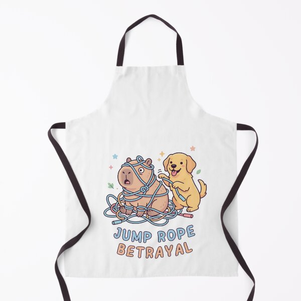 Item preview, Jump Rope Betrayal Capybara And Dog Tangled designed and sold by laughingshirts.
