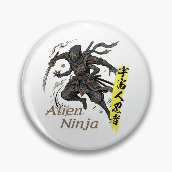 Item preview, Aliens became ninjas designed and sold by LOVEARTDESIGN.