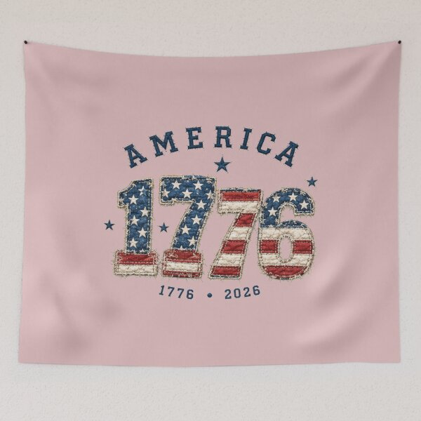 Item preview, Vintage patchwork America's 250th Anniversary designed and sold by Applecrunch.