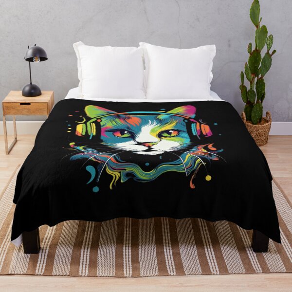 Item preview, Cat listen the music designed and sold by VividMorphk.