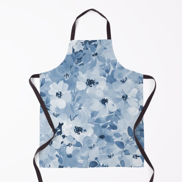 Item preview, Cottagecore Pastel Blue And Cream Classic Floral Pattern designed and sold by DEC02.