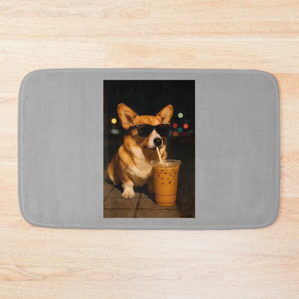 Item preview, Funny Corgi Dog Iced Coffee Sunglasses Night Vibe Boys Girls designed and sold by ArleneRowe.