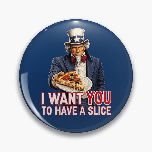 Item preview, Funny Pizza Lover Patriotic Uncle Sam Food Humor Americana designed and sold by TheTrendsDesk.