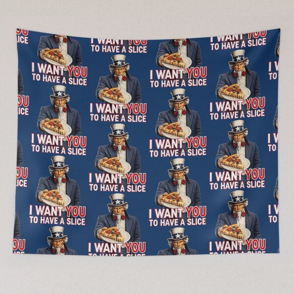 Item preview, Funny Pizza Lover Patriotic Uncle Sam Food Humor Americana designed and sold by TheTrendsDesk.