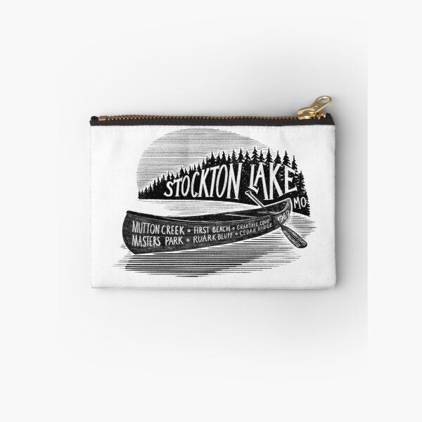 Item preview, Stockton Lake Missouri Canoe Label designed and sold by John Morris Illustration.