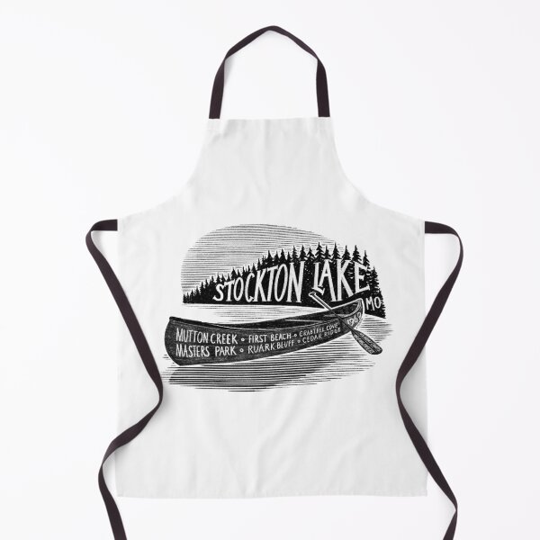 Item preview, Stockton Lake Missouri Canoe Label designed and sold by John Morris Illustration.