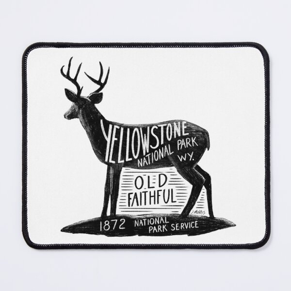 Item preview, Yellowstone National Park Deer designed and sold by John Morris Illustration.
