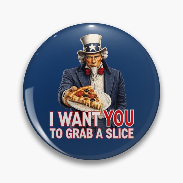 Item preview, Funny Pizza Lover Uncle Sam Food Humor Patriotic Americana designed and sold by TheTrendsDesk.