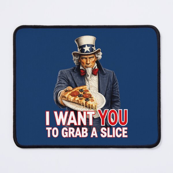 Item preview, Funny Pizza Lover Uncle Sam Food Humor Patriotic Americana designed and sold by TheTrendsDesk.