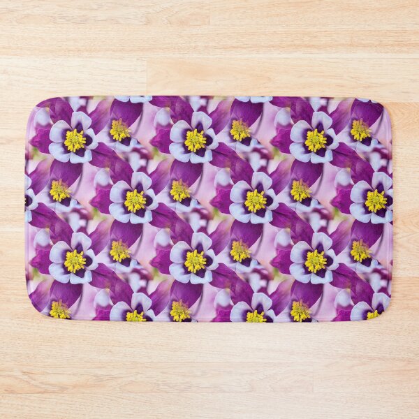 Item preview, Early Bird Purple and White Columbine Flowers designed and sold by kristalcurt.