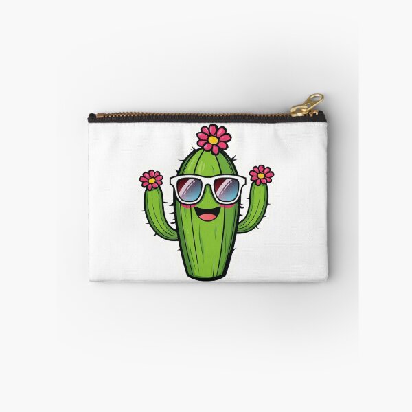 Item preview, Cute Kawaii Cactus with Sunglasses and Flowers designed and sold by redblink store.